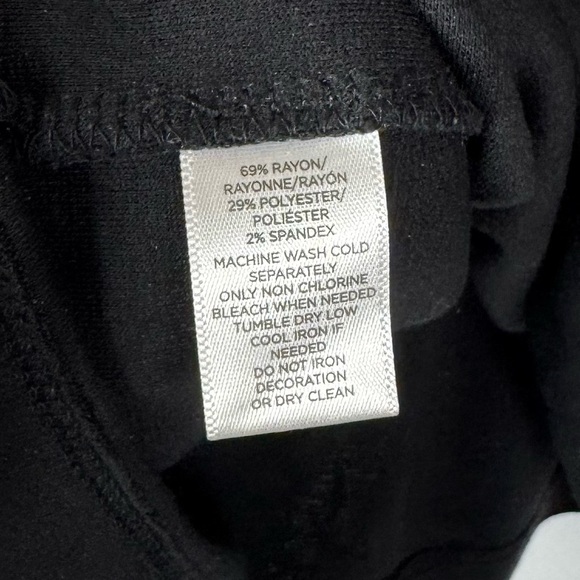 Ann Taylor LOFT Black Open Long Sleeve Top S - Picture 5 of 5